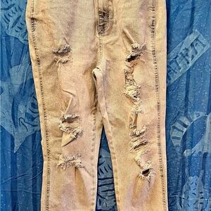 Arizona Jean Company Boyfriend Distressed Jeans